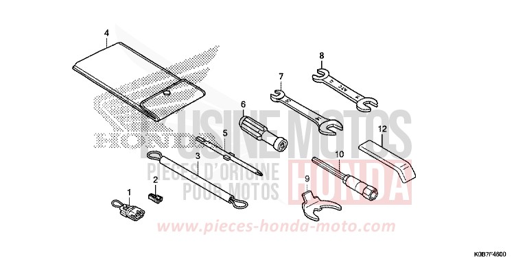 WERKZEUGE von Forza 300 CRESCENT BLUE METALLIC (PB412) von 2019